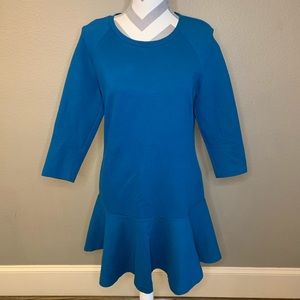 Zara Blue Ruffle Dress
